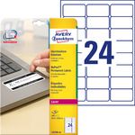 AVERY ZWECKFORM - Etykiety NoPeel™, A4, 20 ark./op., 63,5 x 33,9 mm, białe - L6146-20